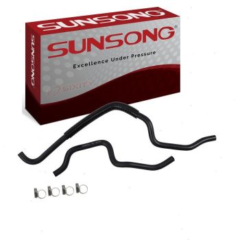 Sunsong Inlet and Outlet Oil Cooler Hose Assembly for 1997-2000 Plymouth Grand Voyager