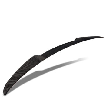 Black Carbon Fiber Rear Trunk Lid Spoiler (Duckbill P-Style) For 14-20 BMW 4-Series F32 Coupe