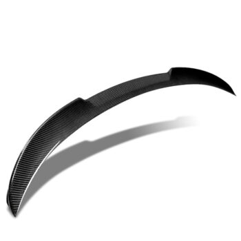 Black Carbon Fiber Rear Trunk Lid Spoiler (Duckbill V-Style) Spoiler For 05-12 BMW 3-Series E90 Sedan