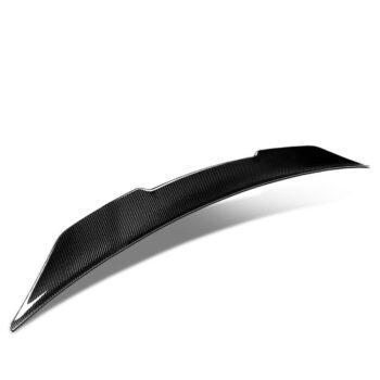 Black Carbon Fiber Rear Trunk Lid Spoiler (PSM Style) Spoiler For 15-20 BMW 4-Series F36 Gran Coupe