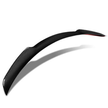 Black Carbon Fiber Rear Trunk Lid Spoiler (V Style) For 18-22 Honda Accord (Sedan CV1/CV2/CV3)