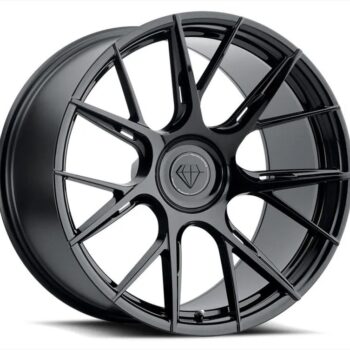 Blaque Diamond BD-F18 Gloss Black (Flow-Forged)