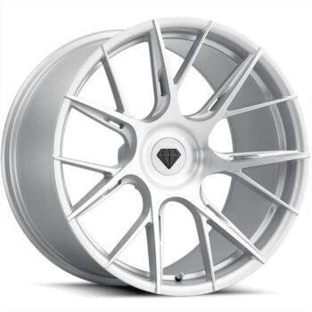 Blaque Diamond BD-F18 Brushed Silver (Flow-Forged)