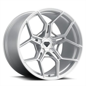Blaque Diamond BD-F25 Brushed Silver (Flow-Forged)