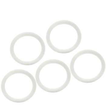 HPS PTFE Crush Sealing Washer For AN Bulkhead [AN -16] (PTFE, White) (5PCs)