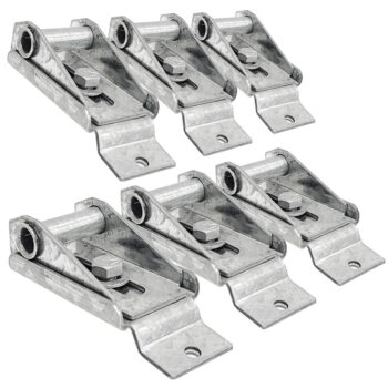 6X Fleet Eng FLT025-10200 Top Hinge Adjustable Assembly Top Fixture 4-1/4" x 1-11/16"