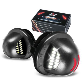 Nuvision LPL-ZTL-9072 White LED Rear License Plate Light For 07-14 Explorer Sport Trac F-150 Ranger Mark LT