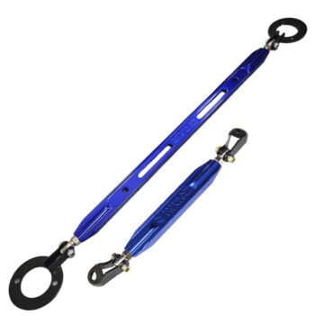 Megan Blue Rear Lower + Rear Upper Strut Bar Tie Brace For 89-94 Nissan 240SX S13