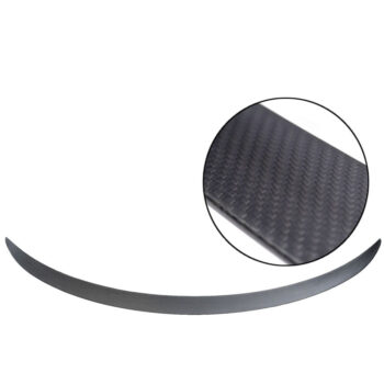 Megan OE Type Rear Truck Matte Black Carbon Spoiler Lip For 19+ Tesla Model Y