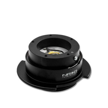 NRG SRK-350BK Black Body / Ring Gen 2.5 6-Holes Pattern Steering Wheel Quick Release Adapter