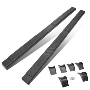 (88" Flat Board Slant Black) Running Board Nerf Bar For 09-18 Ram 1500/19+ Ram 1500 Classic [Extended Cab]